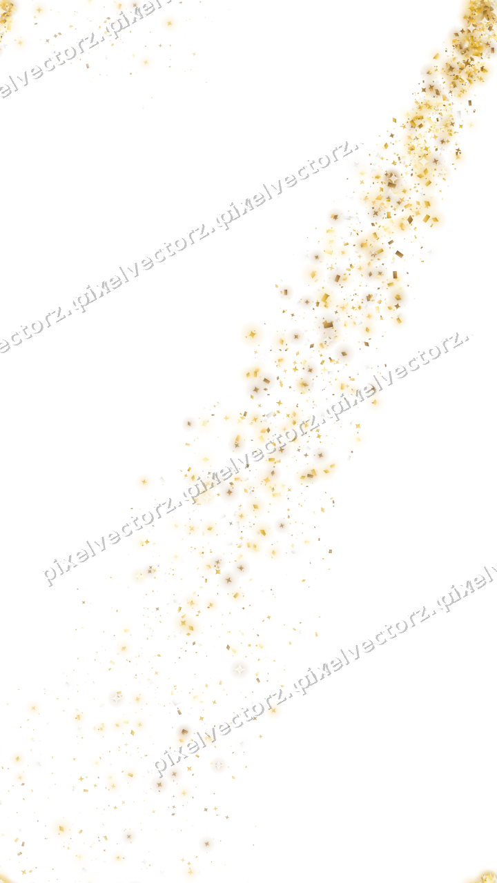 Nahtloser Sternenschweif auf transparentem Grund