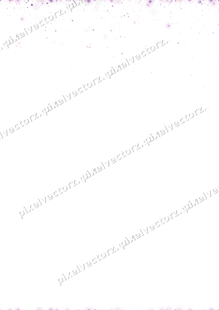 Nahtloser Glitzerregen in Magenta und Violett auf transparentem Grund