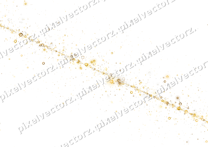 Nahtloses Glitzerband aus Ringen auf transparentem Grund