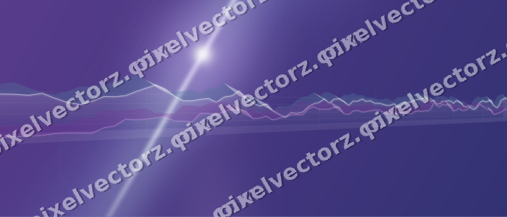 Leuchtender Neon Diagramm Hintergrund in Violett und Blau