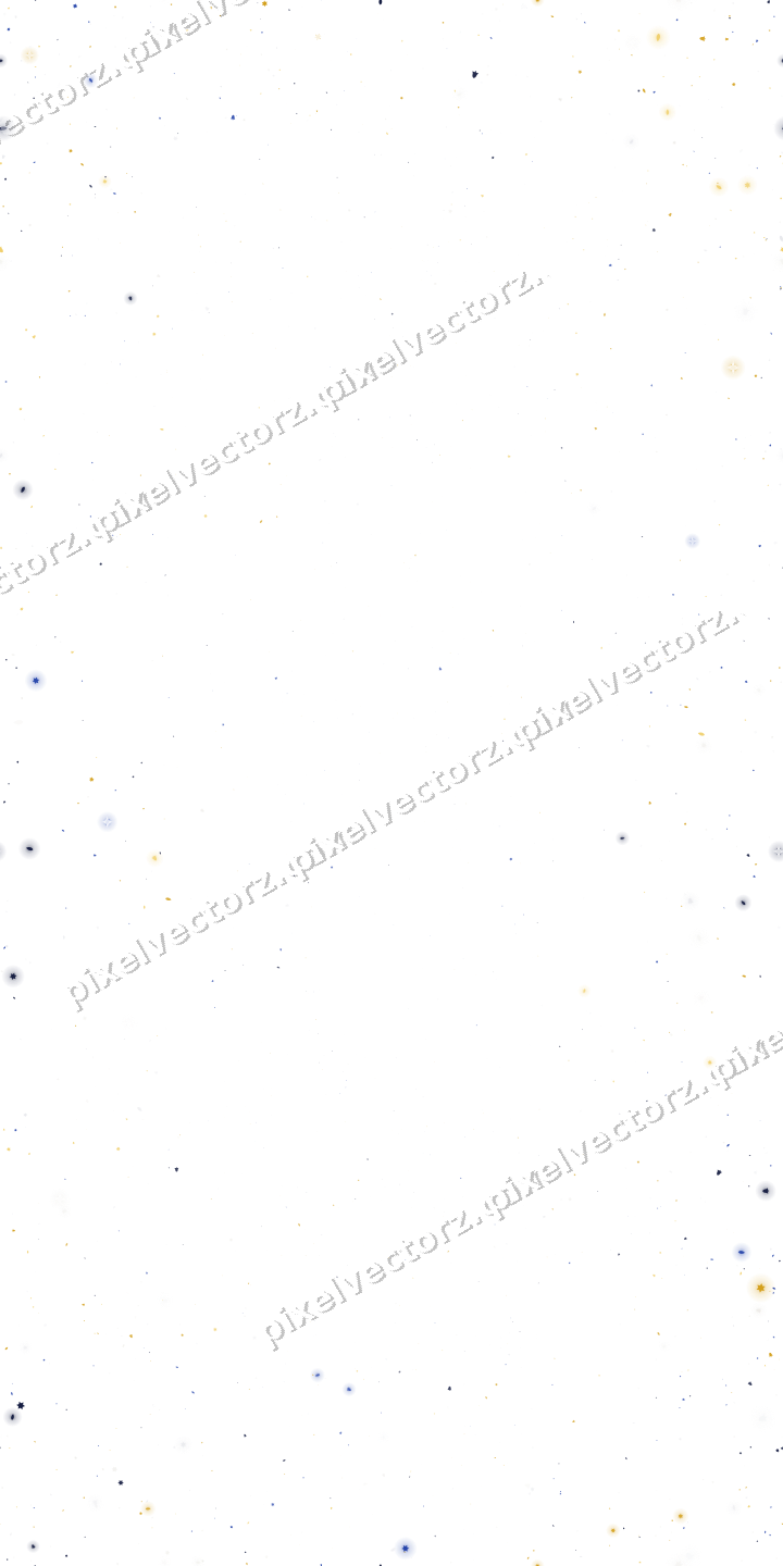 Nahtlose Glitzervignette in Bernstein und Blau auf transparentem Grund