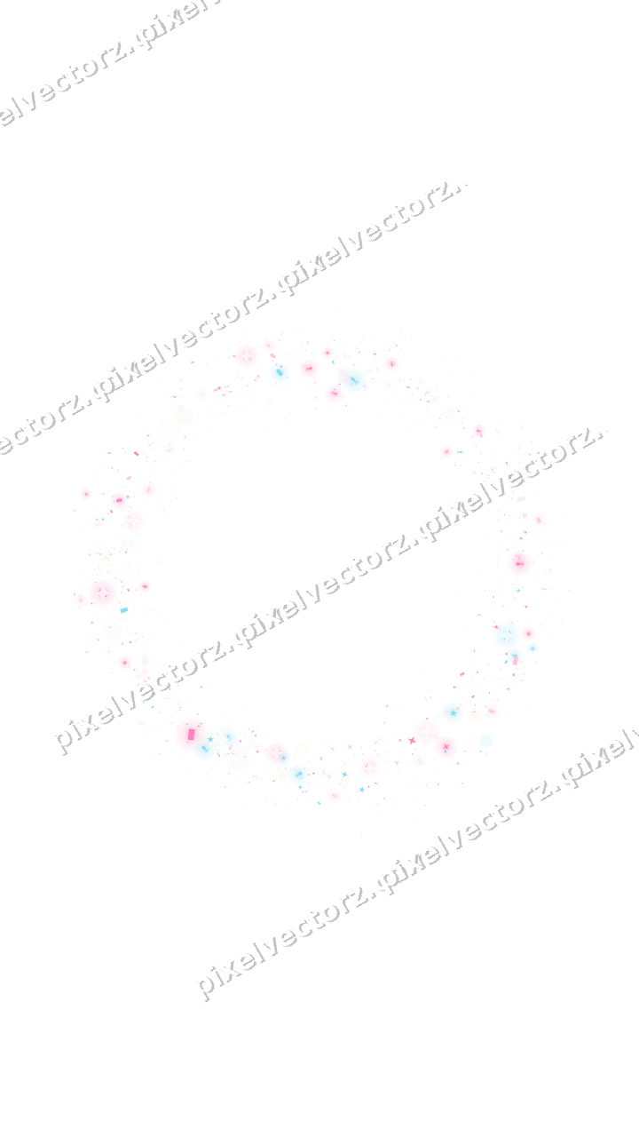 Nahtloser Glitzerkranz in Rosa und Türkis auf transparentem Grund