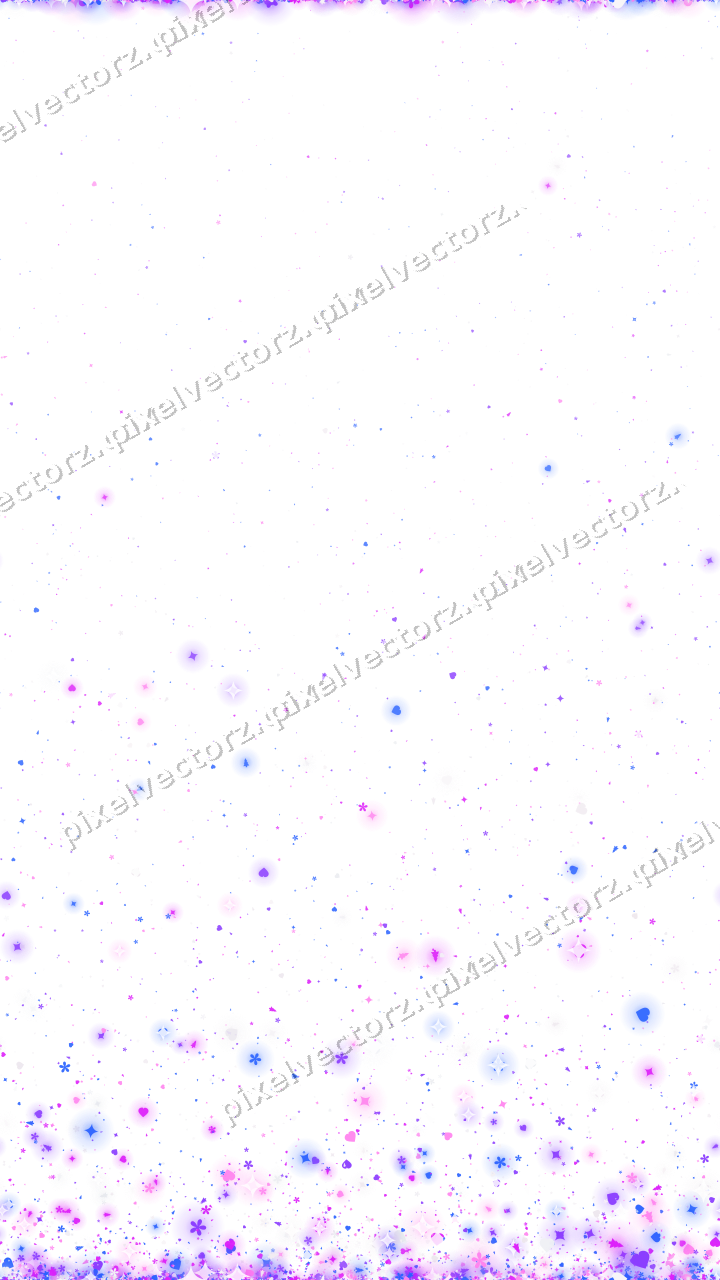 Nahtloser Glitzeraufstieg in Violett und Blau auf transparentem Grund