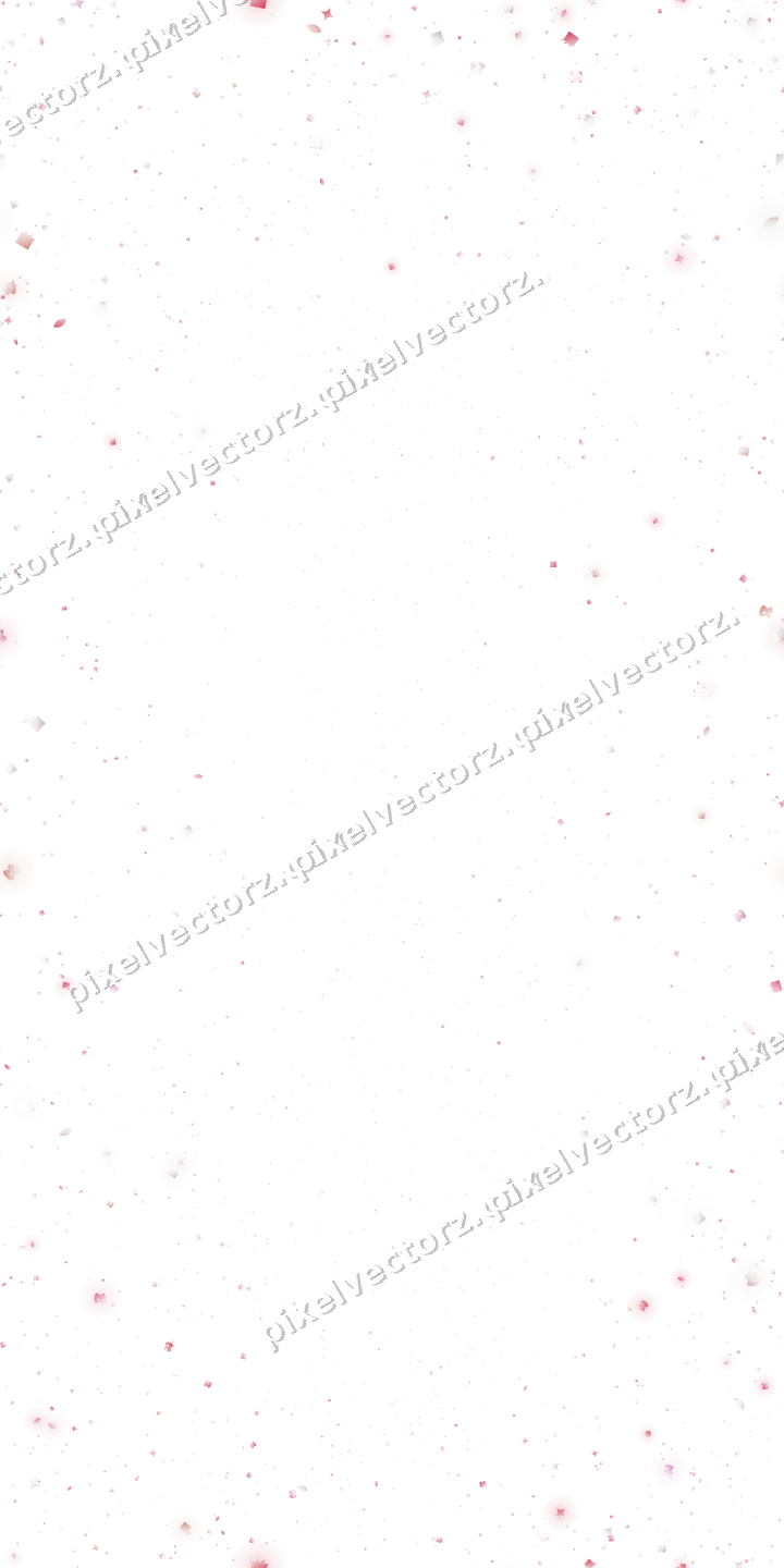 Nahtlose Glitzervignette in Blassrosa auf transparentem Grund