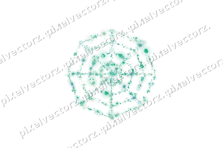 Nahtloses Glitzer-Spinnennetz aus Herzen auf transparentem Grund