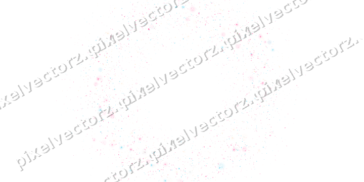 Nahtloser Glitzerkranz aus Hasen in Rosa auf transparentem Grund