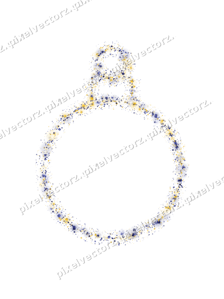 Nahtlose Glitzerkugel aus Geschenken auf transparentem Grund