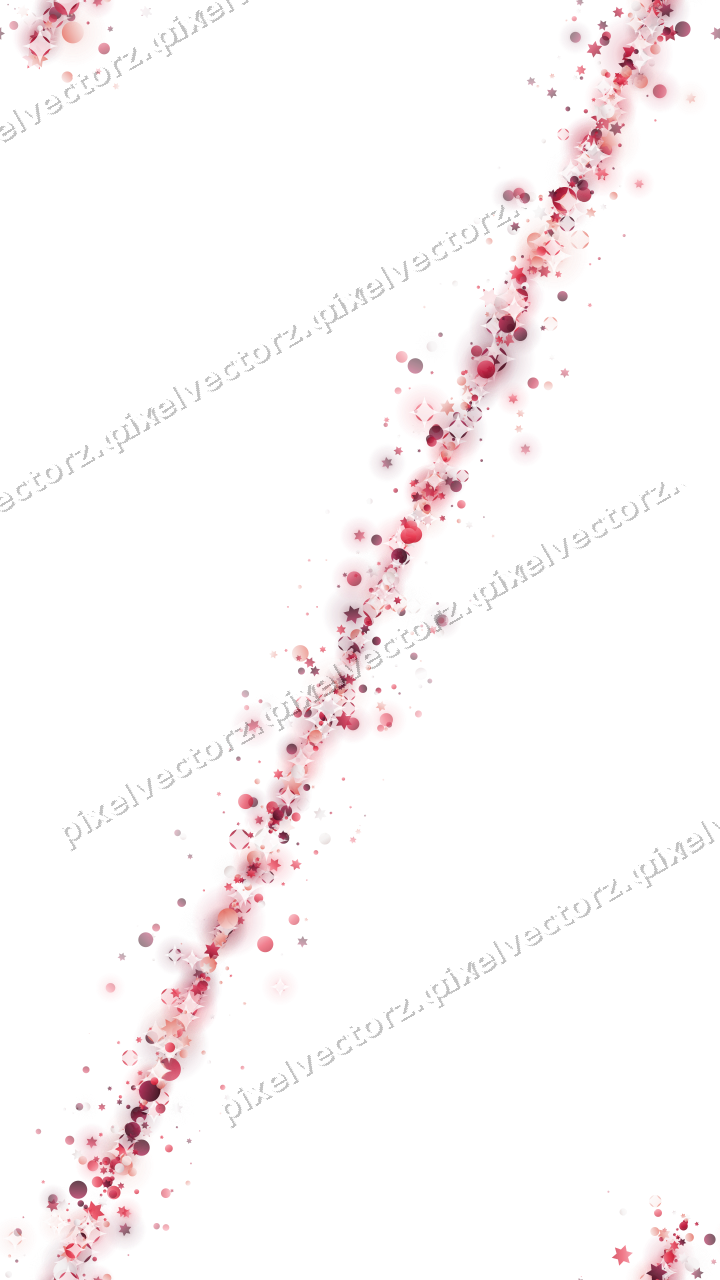 Nahtloses Glitzerband aus Sternen und Punkten auf transparentem Grund