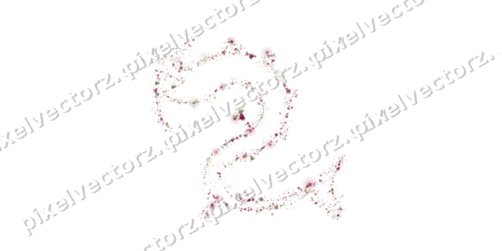 Nahtloser Glitzerdrache aus Funken und Glocken auf transparentem Grund
