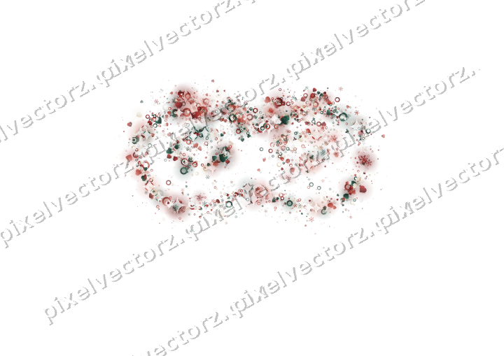 Nahtlose Glitzer-Karnevalsmaske in Dunkelrot auf transparentem Grund