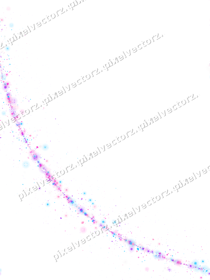 Nahtloser Glitzerbogen in Magenta und Violett auf transparentem Grund