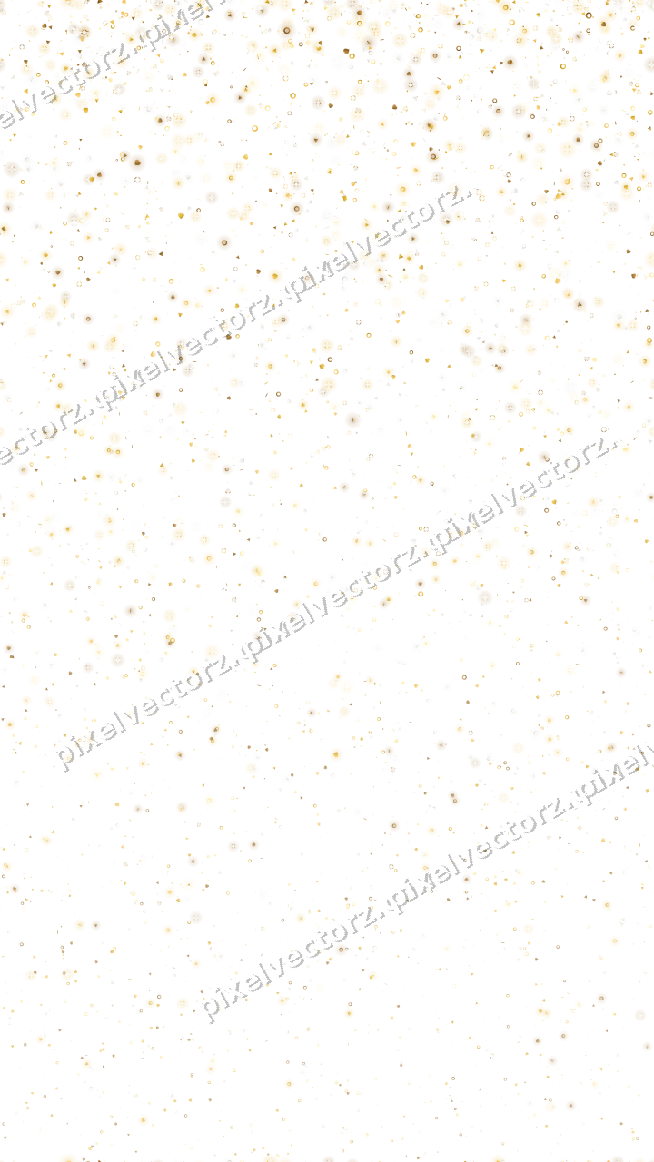 Nahtloser Glitzerregen aus Herzen und Ringen auf transparentem Grund