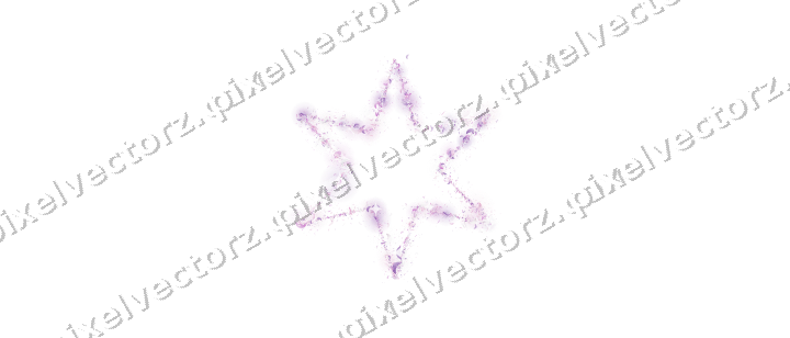 Nahtloser Glitzerstern in Magenta und Violett auf transparentem Grund