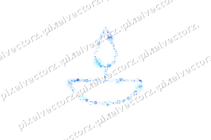 Nahtlose Glitzer-Öllampe aus Blüten und Ringen auf transparentem Grund