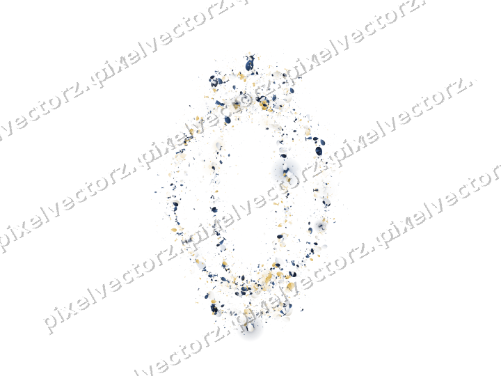 Nahtloser Glitzer-Lampion in Dunkelblau auf transparentem Grund