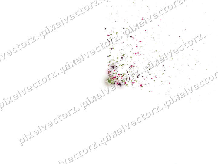 Nahtloser Glitzerfächer in Limette und Rosa auf transparentem Grund