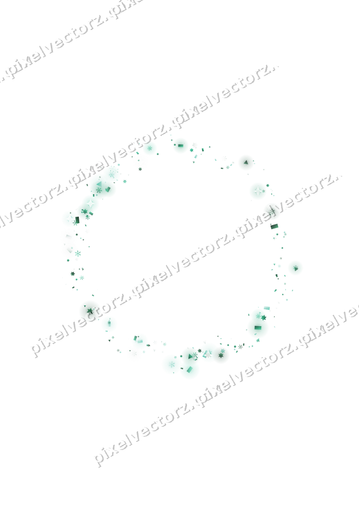 Nahtloser Glitzerkranz auf transparentem Grund
