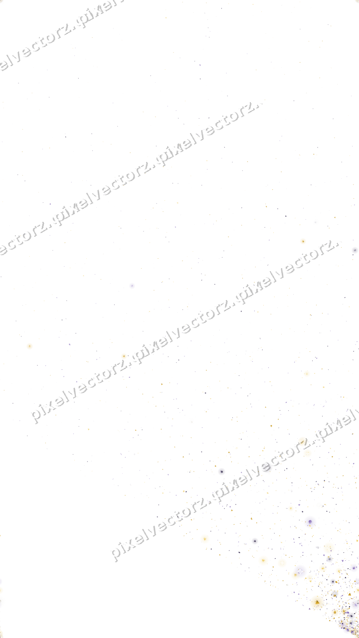 Nahtloser Glitzerfächer in Bernstein auf transparentem Grund