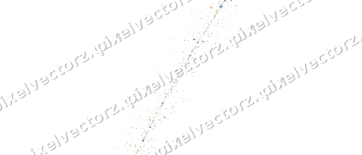 Nahtloser Glitzerbogen aus Glocken auf transparentem Grund
