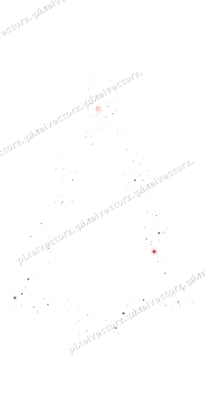 Nahtloser Glitzer-Weihnachtsbaum in Rot auf transparentem Grund