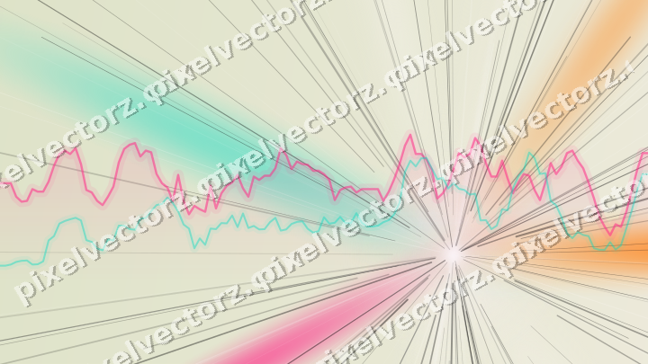 Zarter Pastell Diagramm Hintergrund in Rosa und Orange