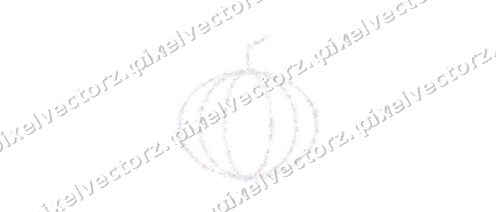 Nahtloser Glitzerkürbis aus Herzen auf transparentem Grund