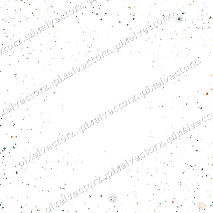 Nahtlose Glitzervignette aus Sternen und Hasen auf transparentem Grund