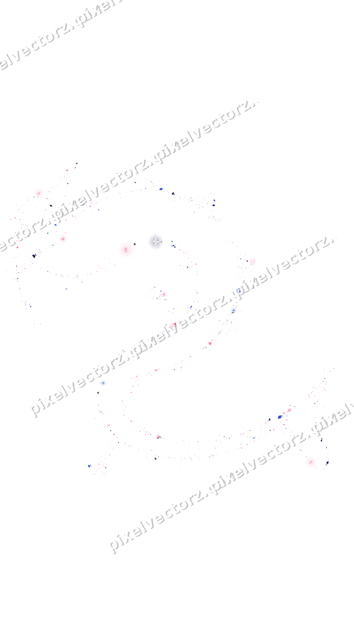 Nahtloser Glitzerdrache in Rosa und Blau auf transparentem Grund