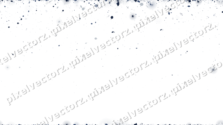 Nahtloser Glitzerregen in Dunkelblau und Weiß auf transparentem Grund