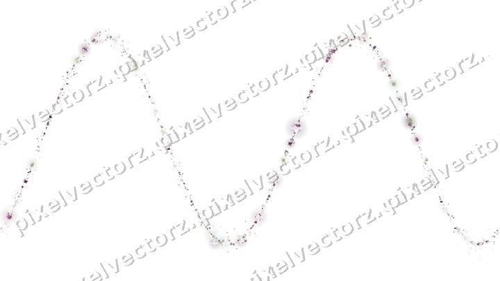 Nahtlose Glitzerwelle in Dunkelmagenta auf transparentem Grund