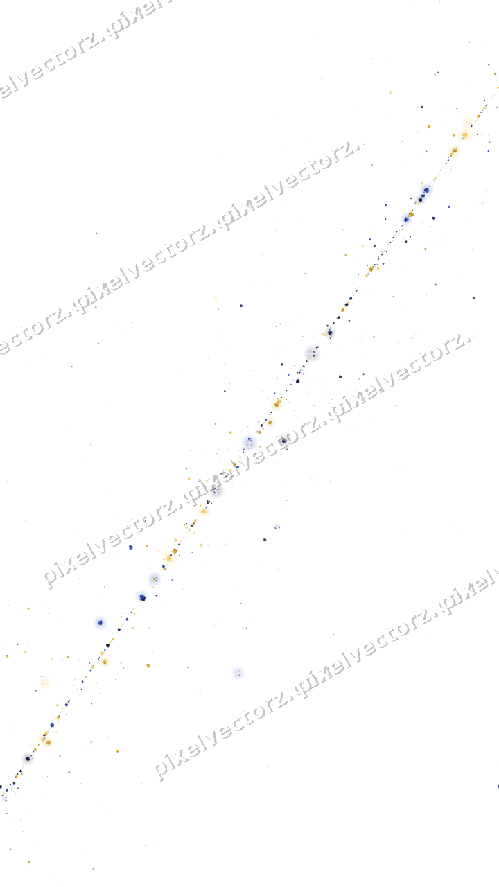 Nahtloses Glitzerband aus Herzen in Bernstein auf transparentem Grund
