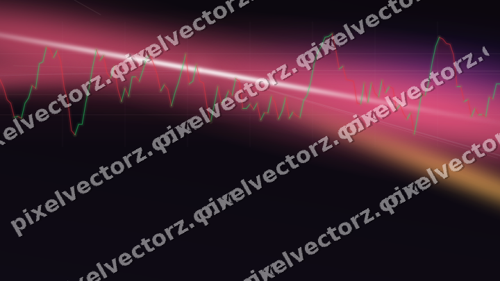 Leuchtender Neon Diagramm Hintergrund in Rosa und Bernstein