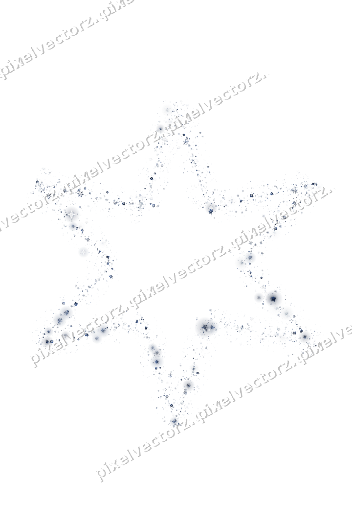 Nahtloser Glitzerstern in Dunkelblau und Weiß auf transparentem Grund