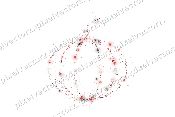 Nahtloser Glitzerkürbis in Rot auf transparentem Grund