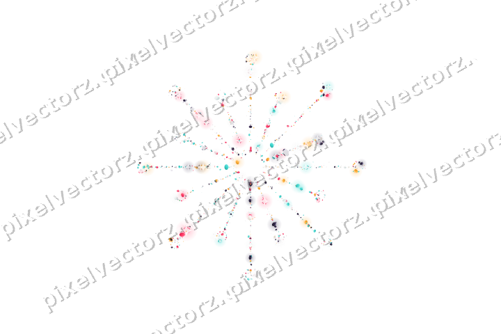 Nahtloses Glitzer-Feuerwerk aus Kürbissen auf transparentem Grund