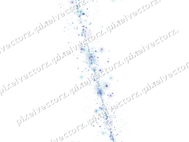 Nahtloses Glitzerband in Blau und Türkis auf transparentem Grund