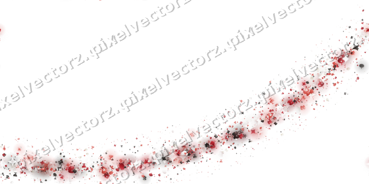 Nahtloser Glitzerbogen in Rot auf transparentem Grund