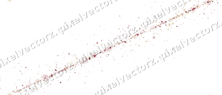 Nahtloses Glitzerband aus Sternen und Glocken auf transparentem Grund