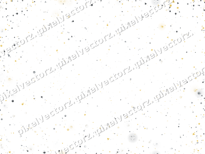Nahtlose Glitzervignette in Bernstein und Grau auf transparentem Grund