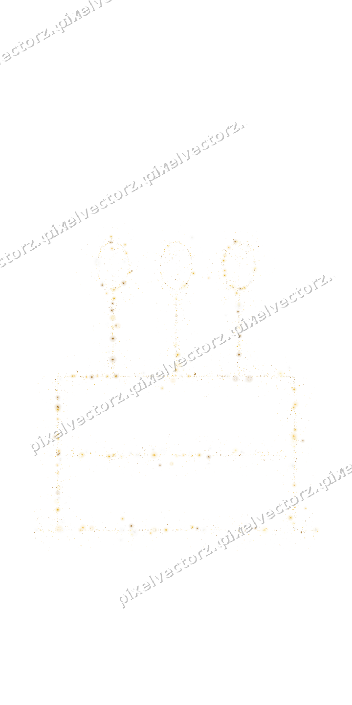 Nahtlose Glitzertorte aus Sternen und Tropfen auf transparentem Grund