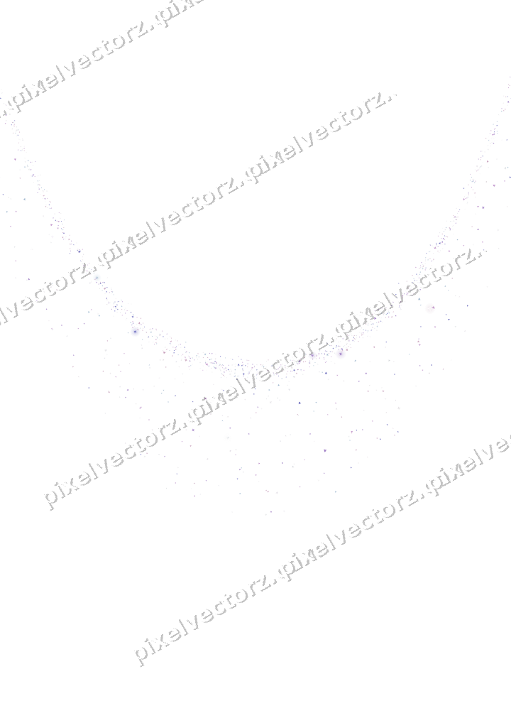 Nahtlose Glitzergirlande in Violett und Blau auf transparentem Grund