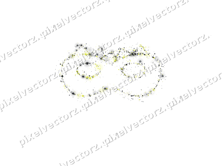 Nahtlose Glitzer-Karnevalsmaske aus Herzen auf transparentem Grund