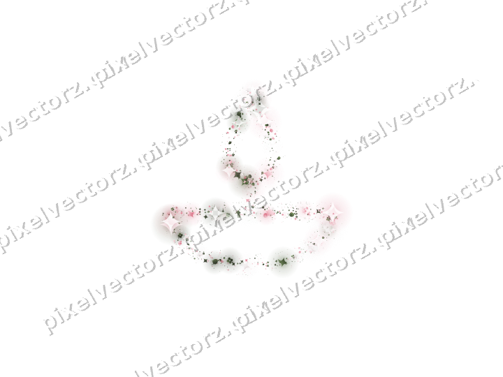 Nahtlose Glitzer-Öllampe in Rosa auf transparentem Grund