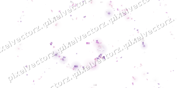 Nahtlose Glitzerspirale in Magenta und Violett auf transparentem Grund