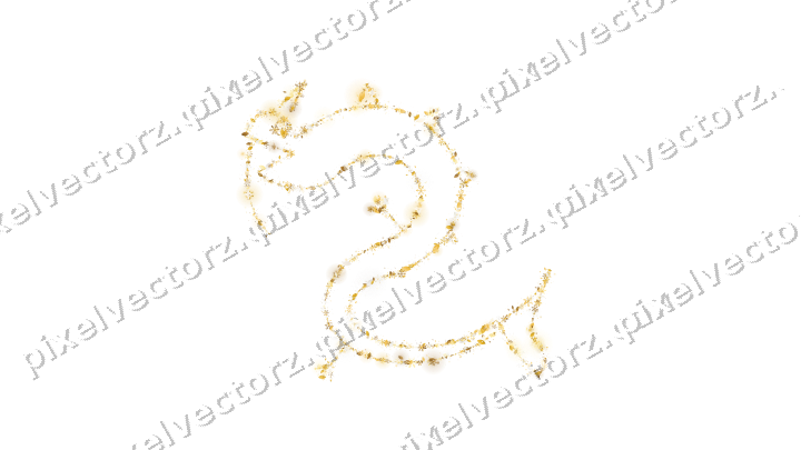 Nahtloser Glitzerdrache auf transparentem Grund