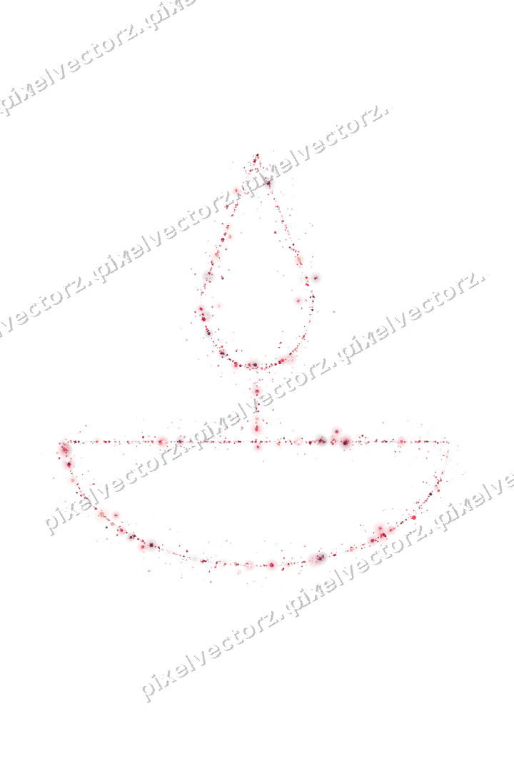 Nahtlose Glitzer-Öllampe in Rosa und Rot auf transparentem Grund
