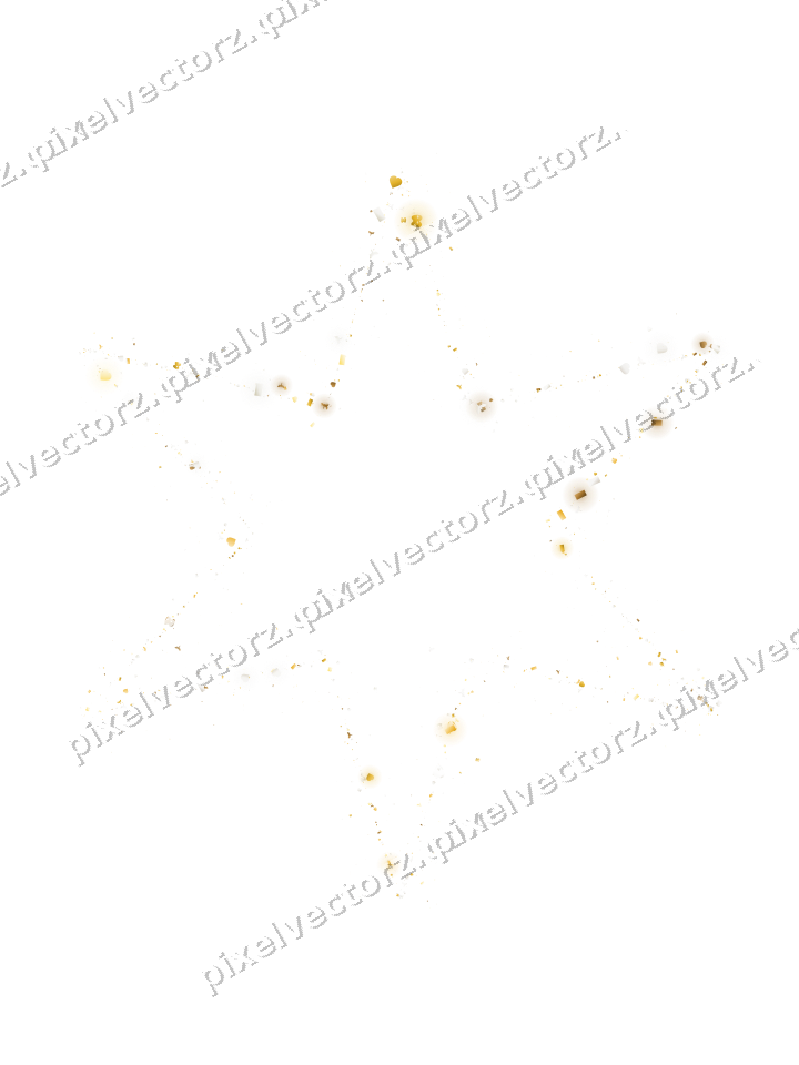 Nahtloser Glitzerstern auf transparentem Grund