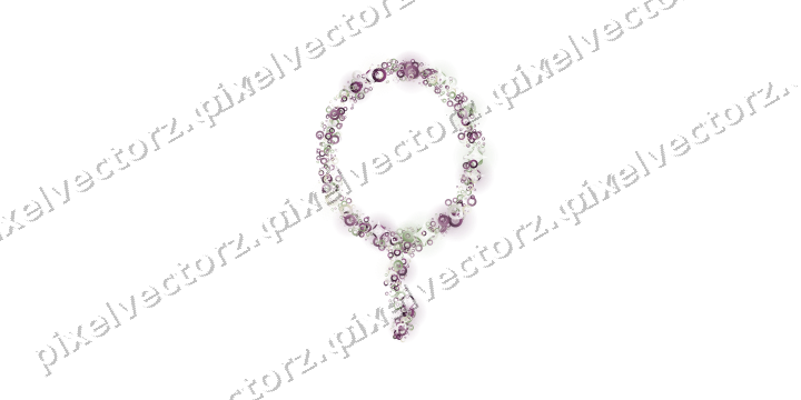 Nahtloser Glitzer-Luftballon aus Ringen auf transparentem Grund