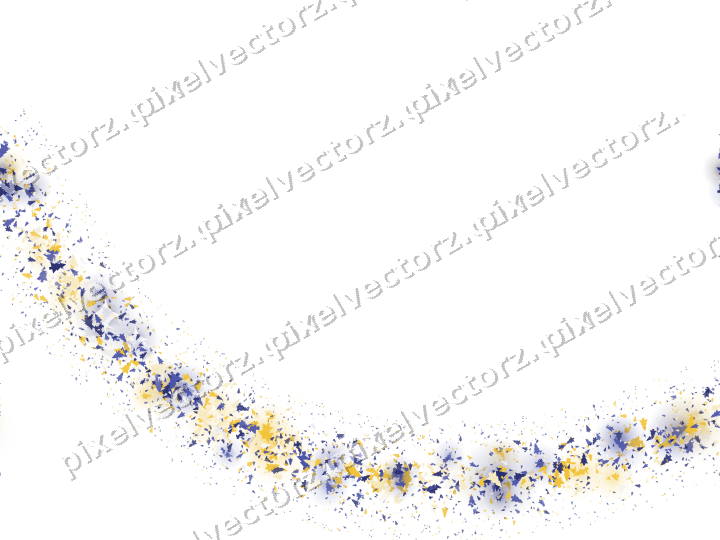 Nahtloser Glitzerbogen aus Weihnachtsbäumen auf transparentem Grund