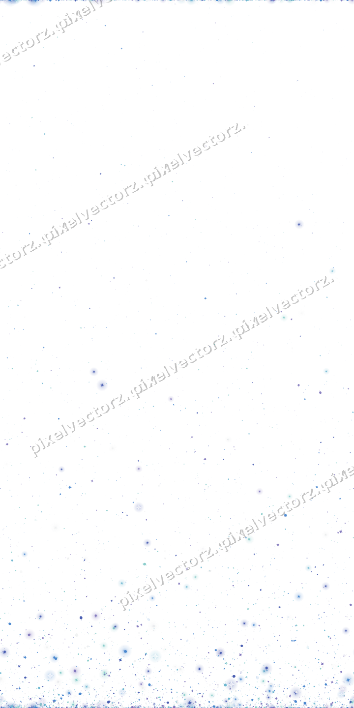 Nahtloser Glitzeraufstieg in Blau und Türkis auf transparentem Grund